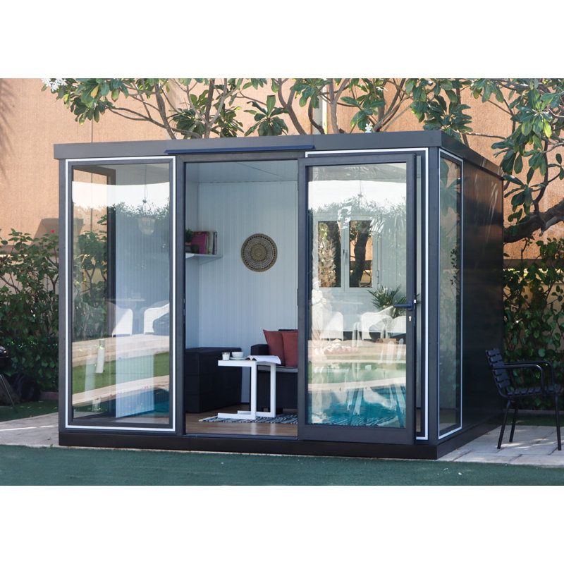 DuraMax 10 ft. x 10 ft. Garden Glass Room with Insulated Steel Panels