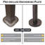 Pavillon de jardin 6,5 pi x 12 pi à toit rigide-1008936559