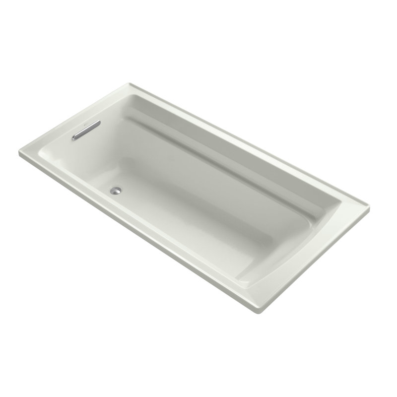Archer 72" x 36" Drop-In Bathtub, Dune