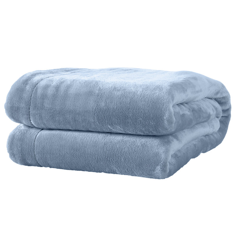 Couverture sherpa ultra douce et moelleuse, Très grand, Vert Loden