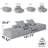 Boneless Modern Oversized Modular Sectional Sofa