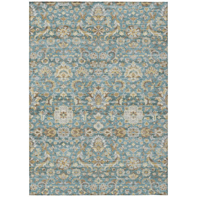 Machine Washable Indoor/Outdoor Chantille ACN2485 Global Rug
