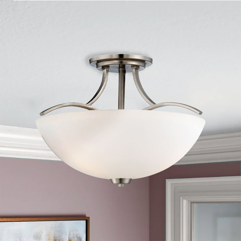 Raborn Glass Semi Flush Mount