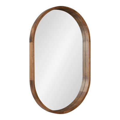 Miroir plat en bois massif Roberts