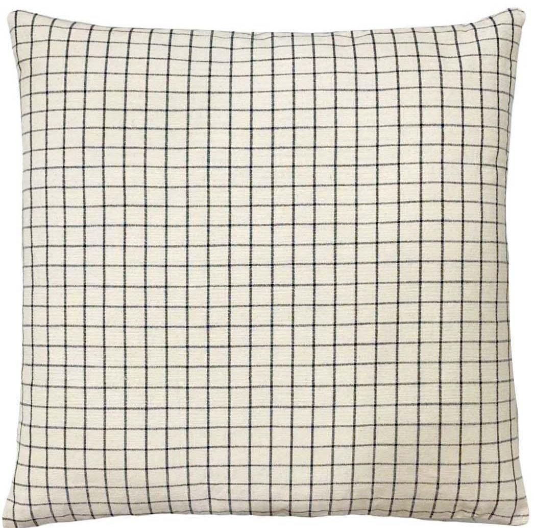 24" x 24" Cotton Pillow Cover, Cream