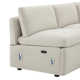 Lana 74" Upholstered Power Reclining Modular Sofa