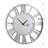 24" Round Mirrored Wall Clock
