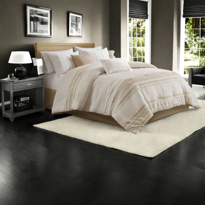Ensemble de literie surdimensionné en coton pour grand lit Modern Farmhouse