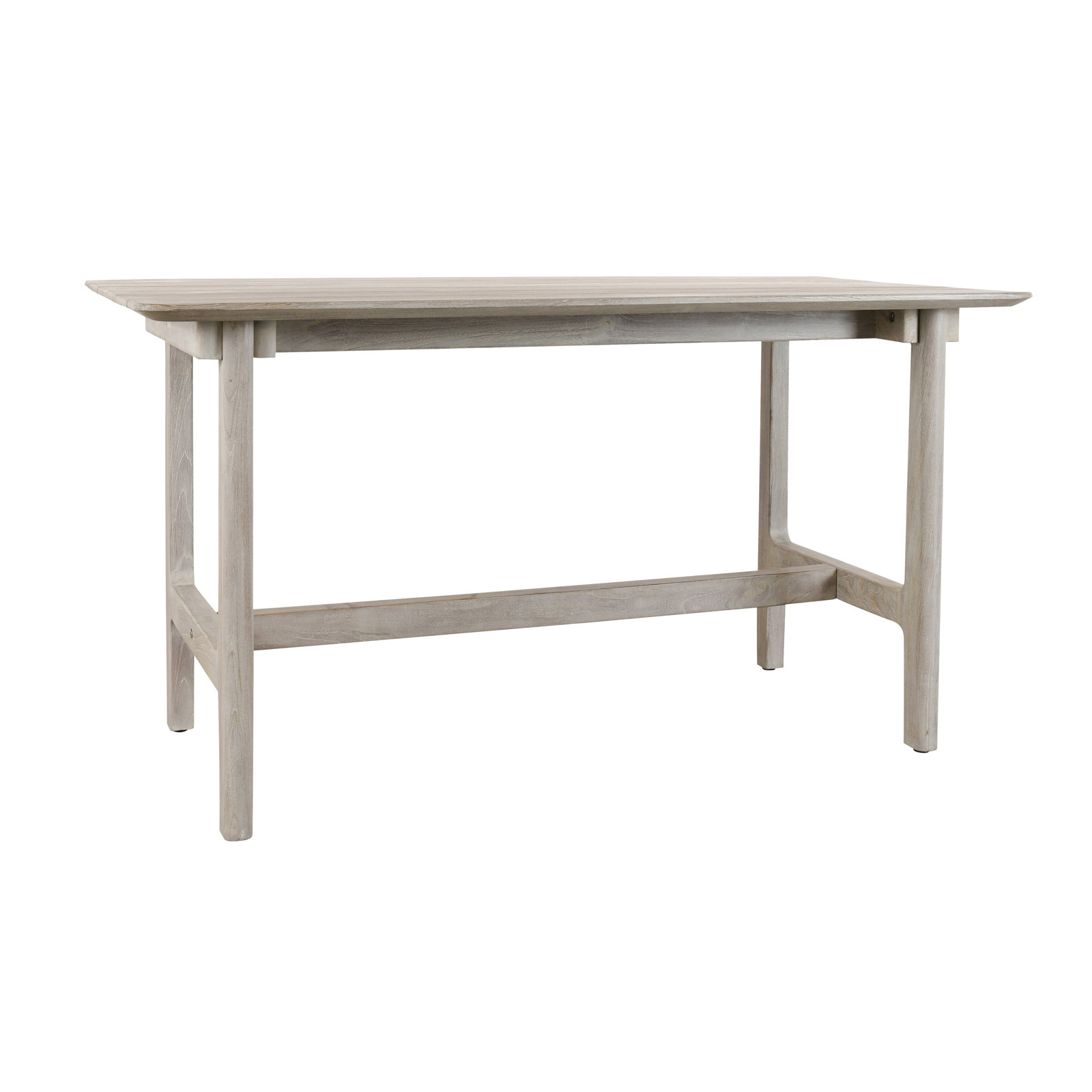 Dawn 66.93'' Teak Outdoor Table, Gray