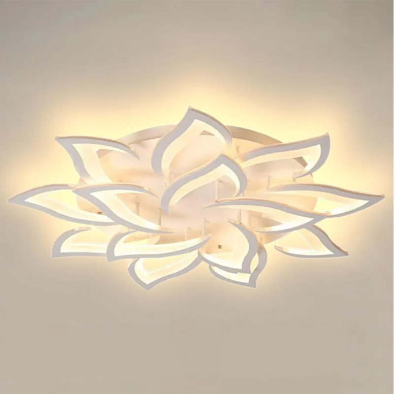 Izzabella 14-Light 91.44cm Acrylic LED Flush Mount