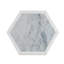 12" Hexagon Marble Mosaic Tile