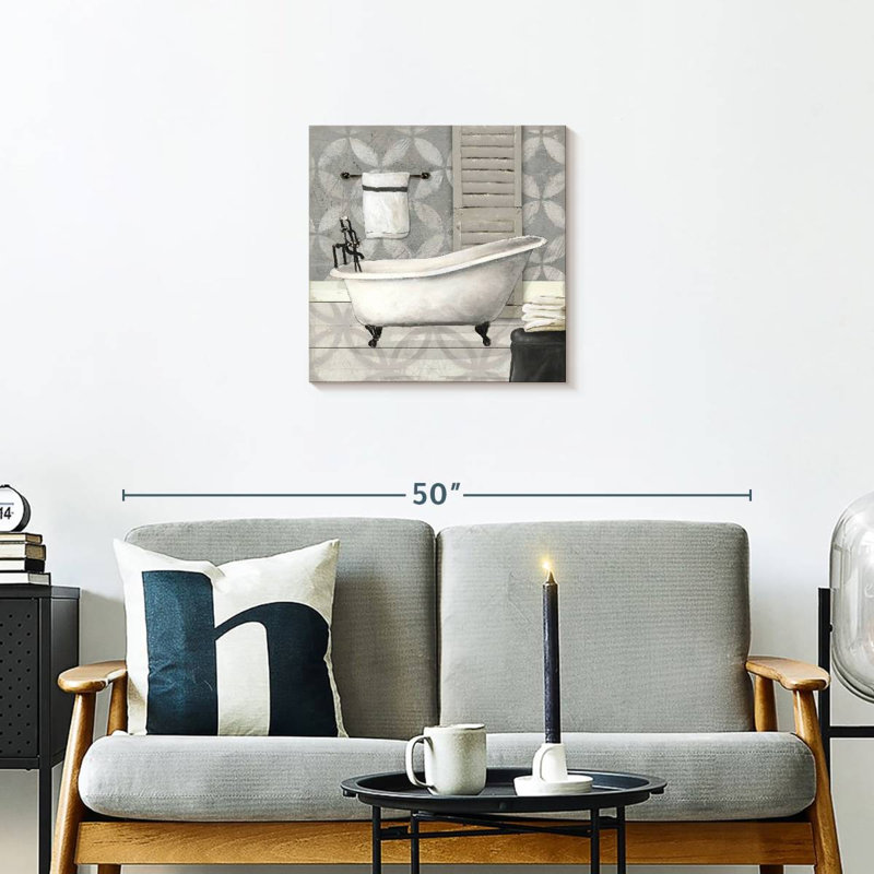 Bain gris I, H 20 po x l 20 po