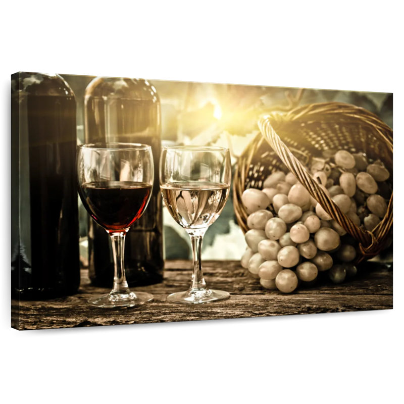 Yarlin Spring Vineyard Wine, 26" H x 39" W