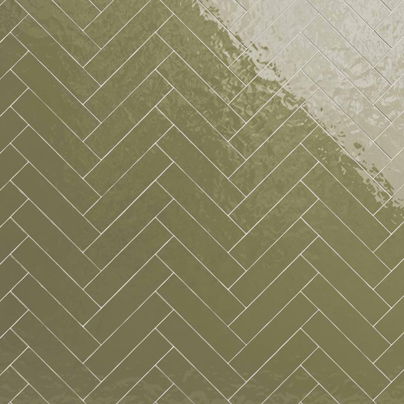 Lancaster 3x12 Polished Ceramic Subway Tile, Gray
