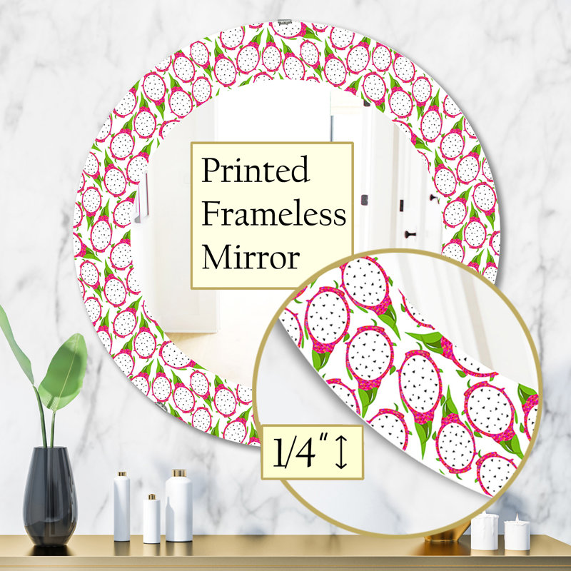Miroir mural Tropical I, H 31,5 po x l po