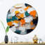 Kahyla - Abstract Painting Wall Clock-1419266686