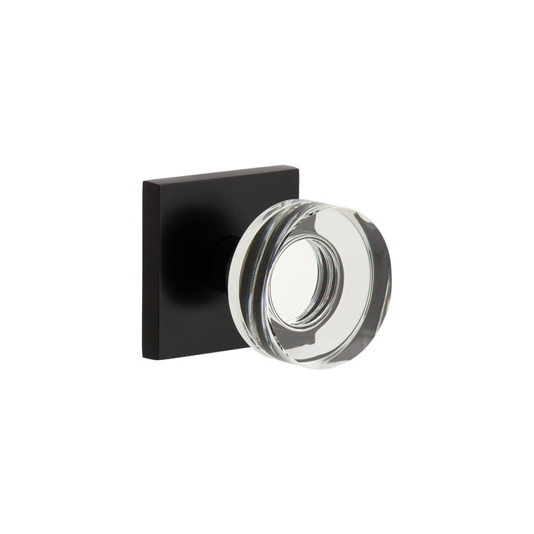 Viaggio Quadrato Rosette Single Dummy with Circolo Crystal Knob