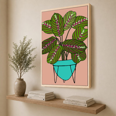 Plante en pot IV par Jen Bucheli - Impression sur toile