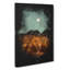 Moon over the Mountains in Italy - Wrapped Canvas-56644906