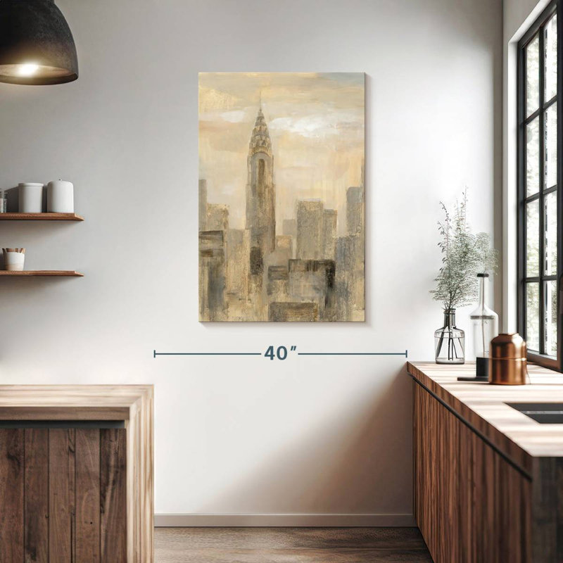 Lilie City Blocks I, 39" H x 26" W