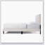 Lit plateforme tapissier touffeté-1903285548