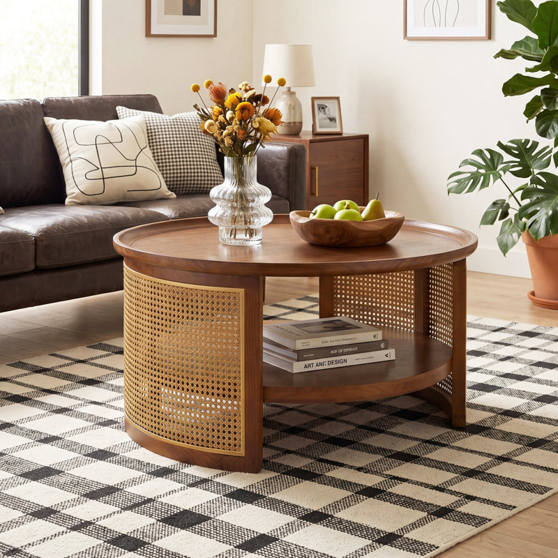 Table basse Lorvyn Boho Farmhouse