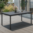 63'' Patio Dining Table With Metal Legs, Modern Outdoor Table For Picnic/Lawn/Poolside/Garden