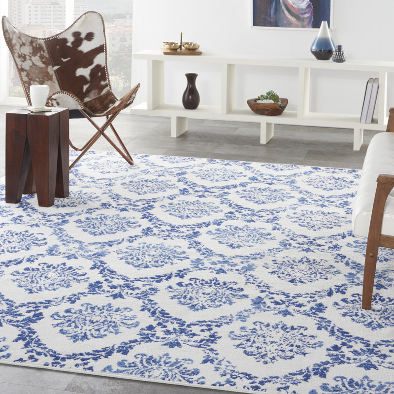 Goda Floral Indoor Rug, Rectangle 8' x 10'