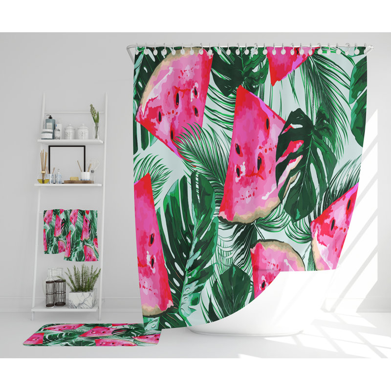 Neilie Polyester Shower Curtain Set