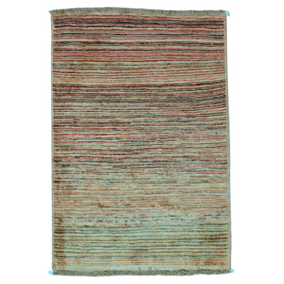 Tapis multicolore de haute qualité noué à la main