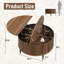 Table basse à plateau relevable texturé Designer-1681398560