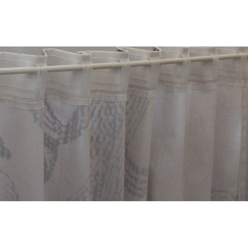 Plants Slot Top Blackout Curtains, 148 W x 200 D cm