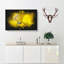 Yellow Butterfly - Wrapped Canvas-56640405