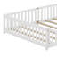 Queen Floor Bed With Safety Guardrails-113029312