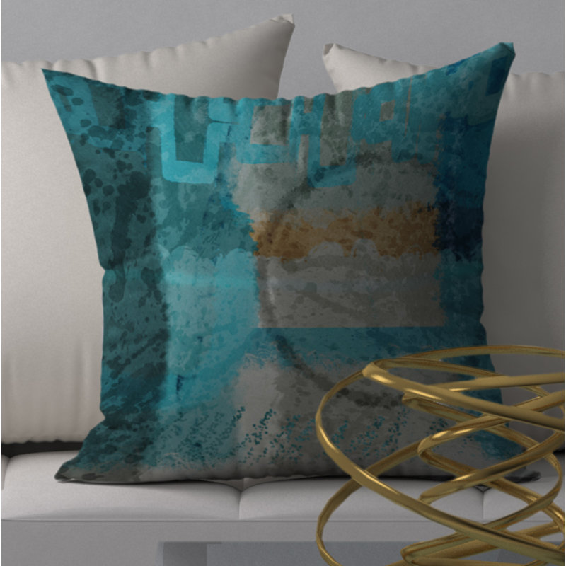 Housse de coussin carrée/insert, 18" x 18"