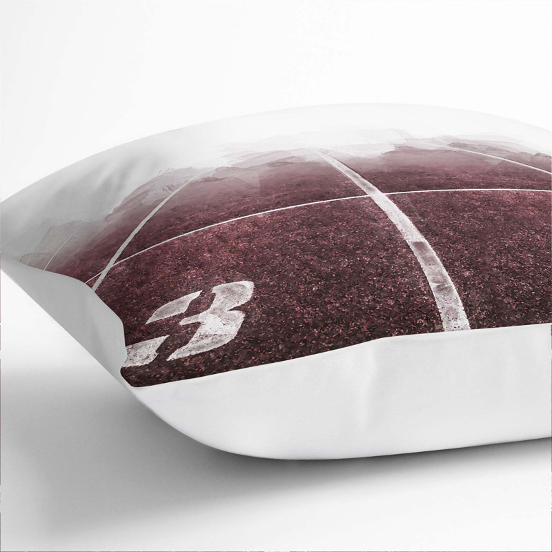 Cushion, 55cm H x 55cm W x 20cm D, White