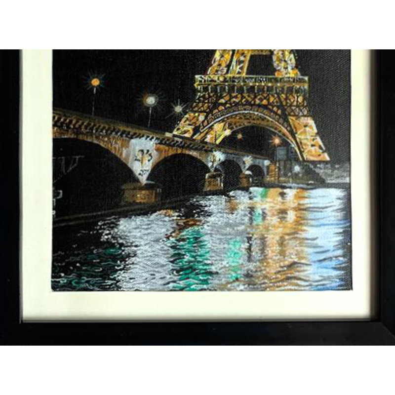 Tour Eiffel | Acrylique sur toile tendue | Art par Rashi Jain