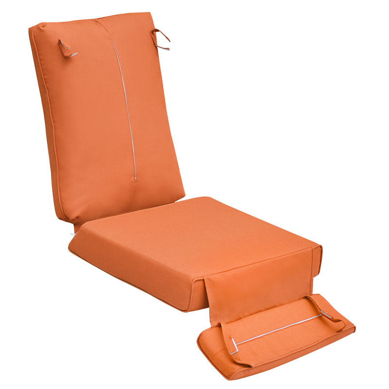 Outdoor 5.5'' Seat / Back Cushion, Orange