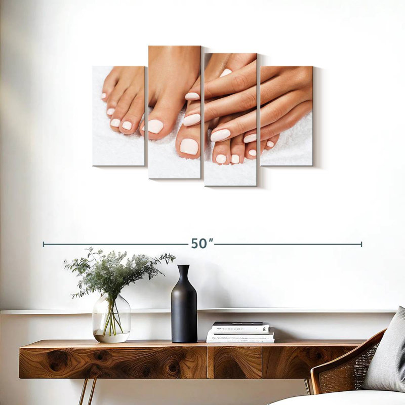 Shuttleworth Clean White Nails, 22" H x 36" W