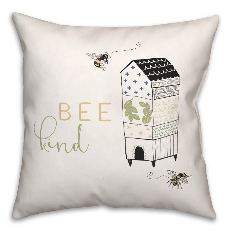  Coussin Bee Kind Hive