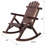 Outdoor Patio Rocker Chair, Durable Wooden Porch Rocker, Fir Log Rocking Chair-1206584356
