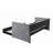 Mockern Tufted Upholstered Daybed With Trundle Grey