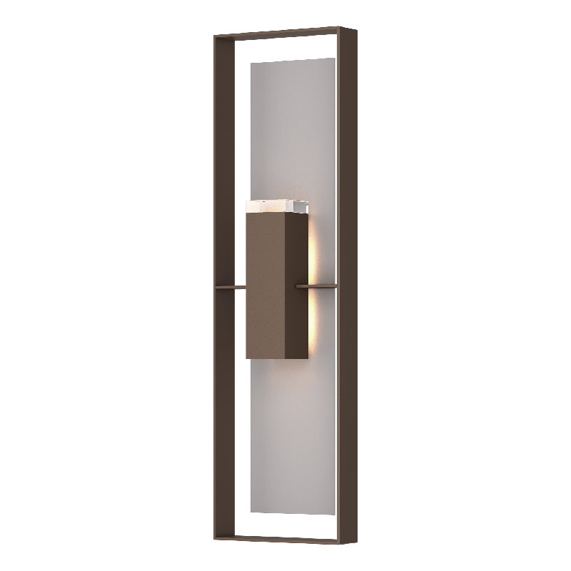 Shadow Box Flush Mount Outdoor Wall Sconce, Coastal Bronze, Coastal Oil Rubbed Bronze, No
