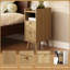 Table de chevet étroite en bois massif avec 2 tiroirs Adalia-314094632