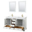 Ensemble de meuble-lavabo double 60 "avec miroir Deborah-97737073-97730159-97730156
