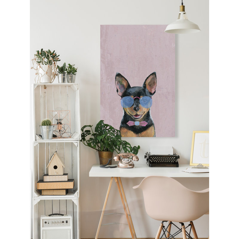 «Astounding Dog», reproduction sur toile tendue, H 60 po x l 40 po x P 1,5 po