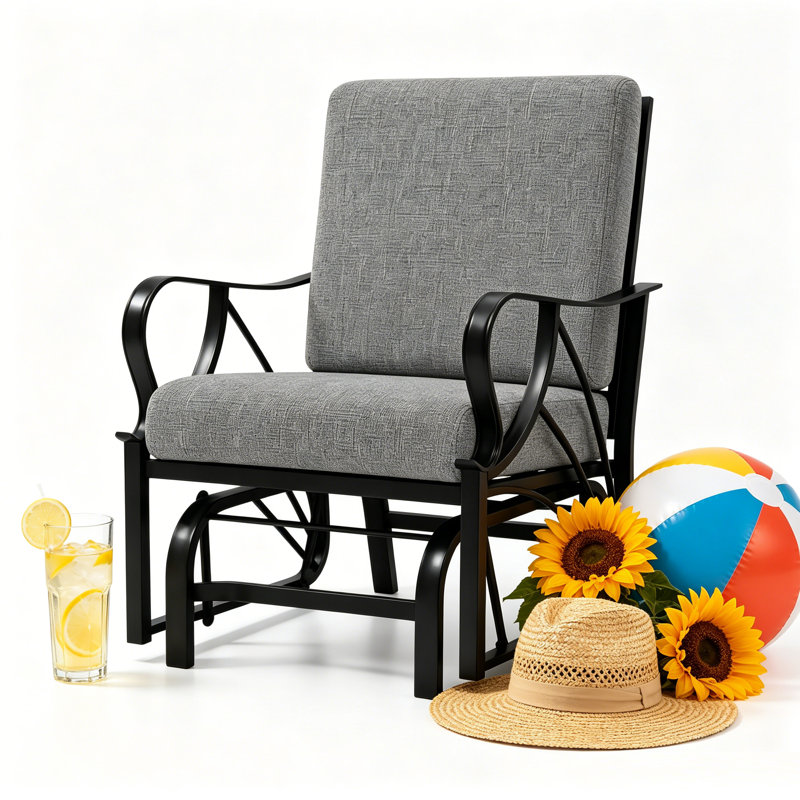 Outdoor Lounge Chair, Grey
