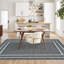 Tapis lavable à motif géométrique moderne pour salon, couloir et chambre à coucher-104936890-104936888