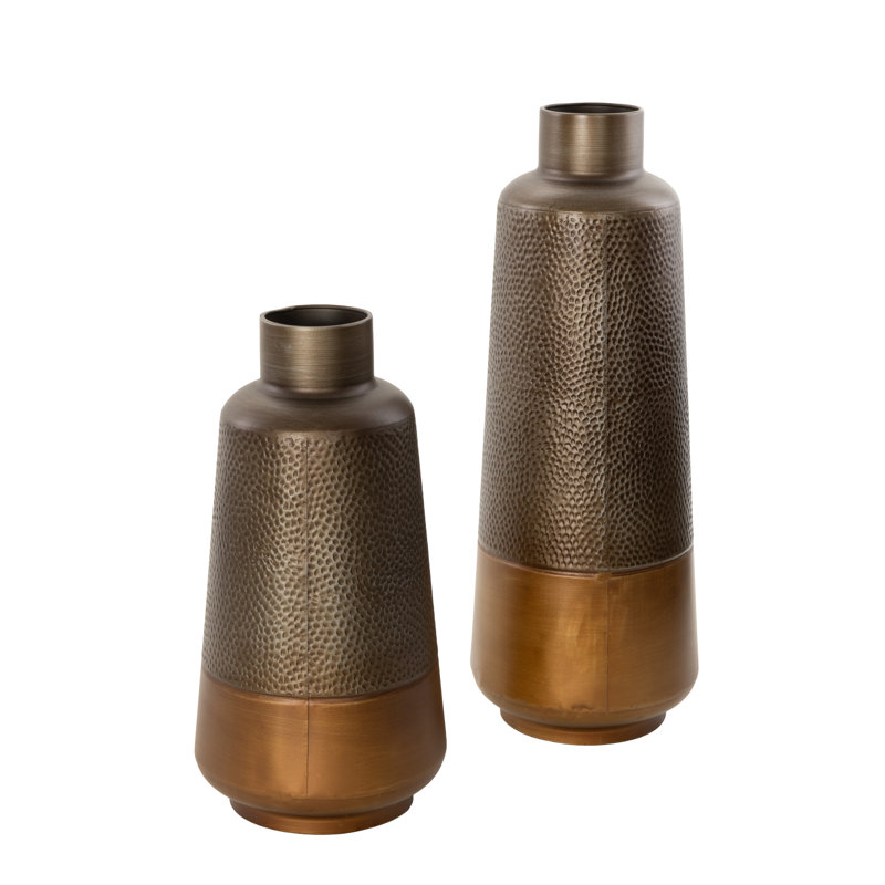 Metal Floor Vase