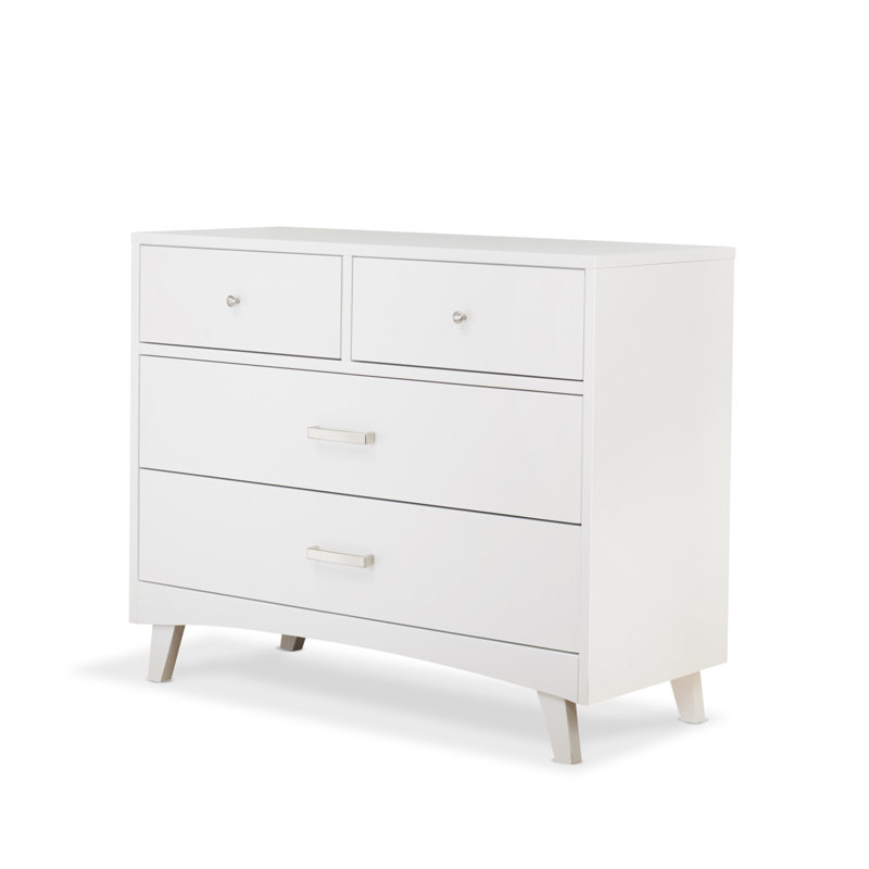 Soho 4 - Drawer Kids Dresser, White